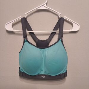 VSX Women's Aqua and Gray Sports Bra